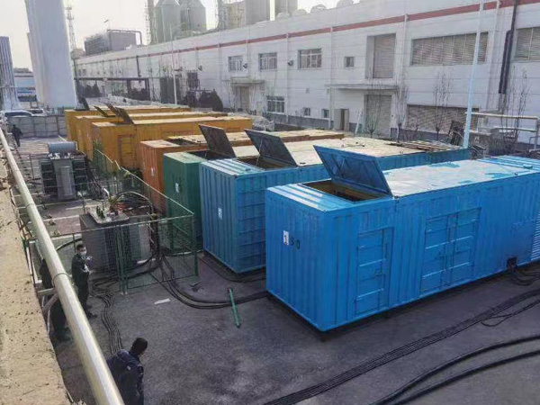 毕节柴油发电机出租案例展示